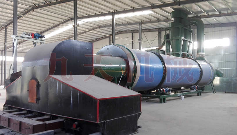 山東臨沂酒糟烘幹機現場