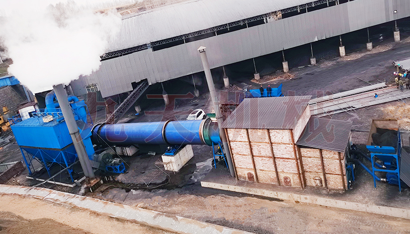 山西（xī）煤泥烘幹設（shè）備現場