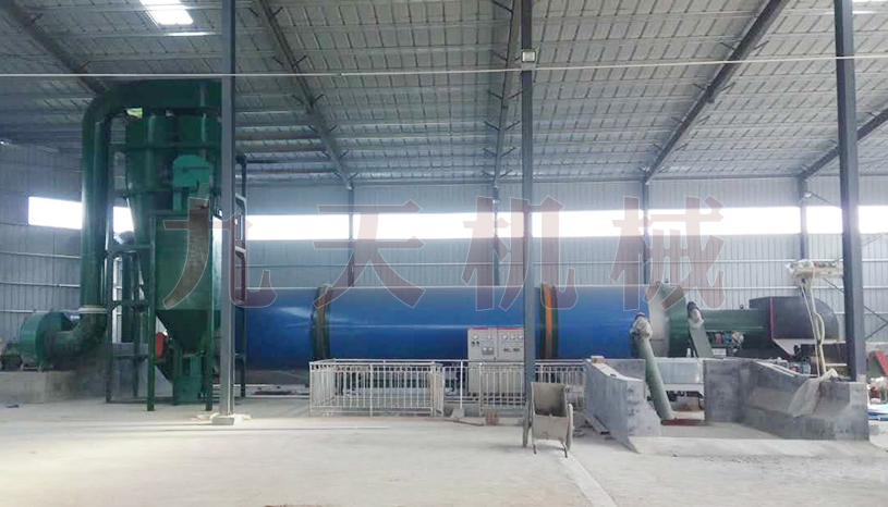 新鄉啤酒糟（zāo）烘幹機現場