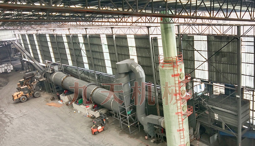 山西煤泥烘幹機項目投產