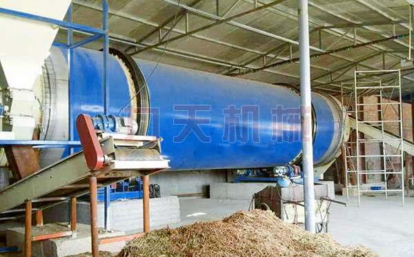 玉米秸稈烘幹方法機械設備