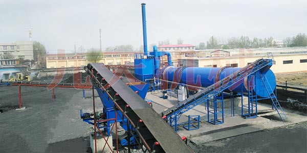 山東精煤烘幹機現場