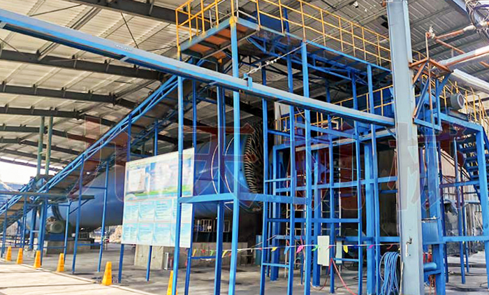 300噸蒸汽煤泥烘幹機設備