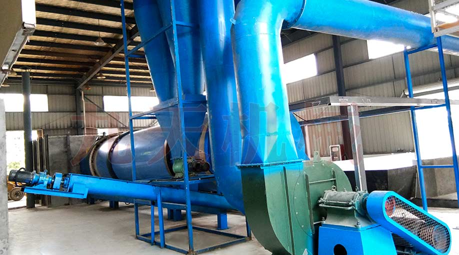 豆腐渣烘幹機設備（bèi）圖