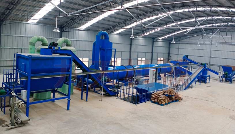 藥渣烘幹機設備圖