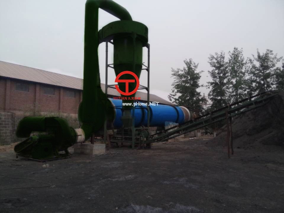 褐（hè）煤烘幹機河北調試案（àn）場圖