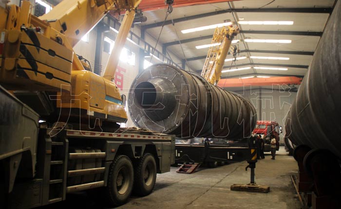 廣東酒糟烘（hōng）幹機設備發（fā）貨圖