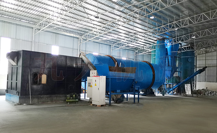 廣西酒糟烘幹設（shè）備安（ān）裝現場圖