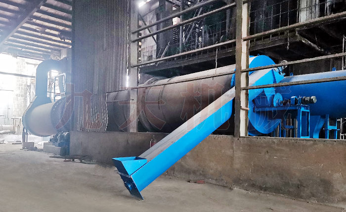 江蘇白酒糟烘幹（gàn）機設備安裝現場圖