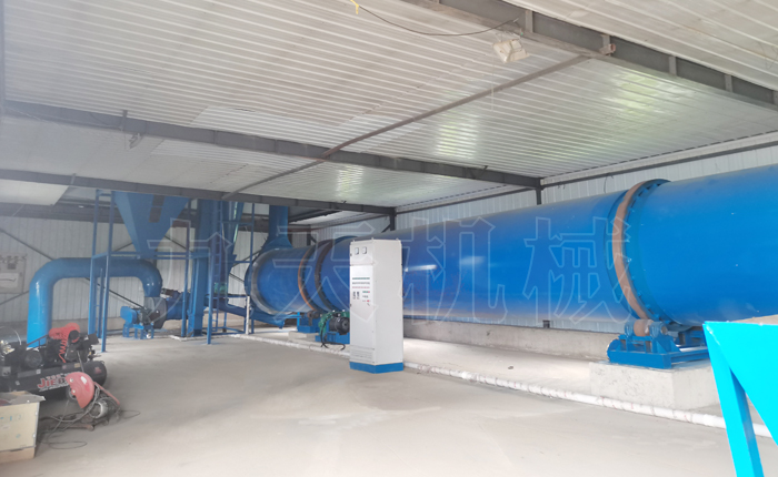 遼寧豆渣烘幹機現場圖