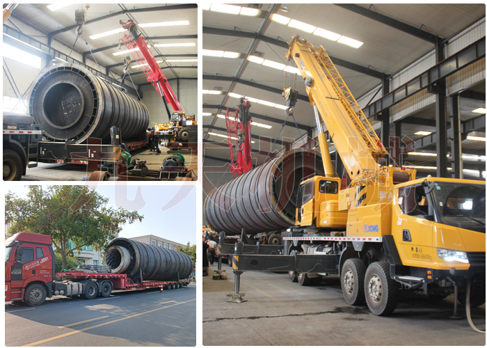 江蘇酒糟烘幹機設備發貨圖