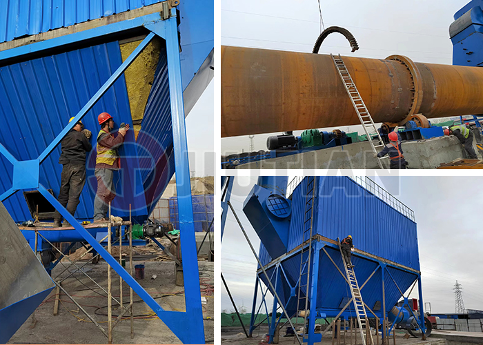 煤泥烘幹機現場圖片