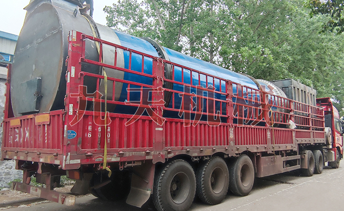 石油焦烘幹（gàn）機發貨圖