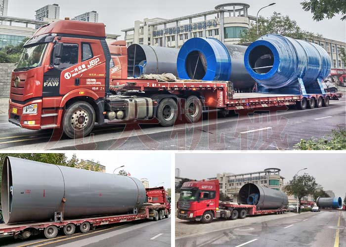 巴西汙泥烘幹機發（fā）貨