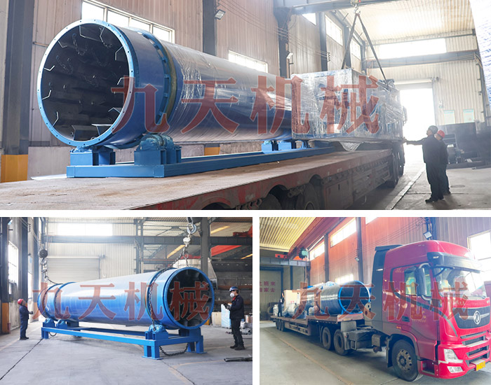 椰奶渣烘幹機發貨